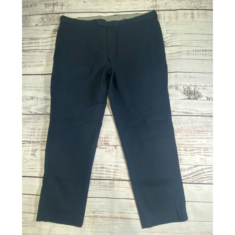 Brooks Brothers Milano Blue Dress Pants Men's W40/L30 Slash Pockets Outdoor